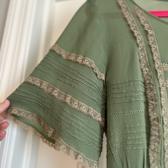 Anthropologie Laced with Grace Silk Dress with Slip from Lil - Picture 10 of 12